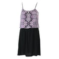 thumbnail image 1 of Style & Co Womens Petite Black Multi Keyhole Blouson Dress PS, 1 of 1