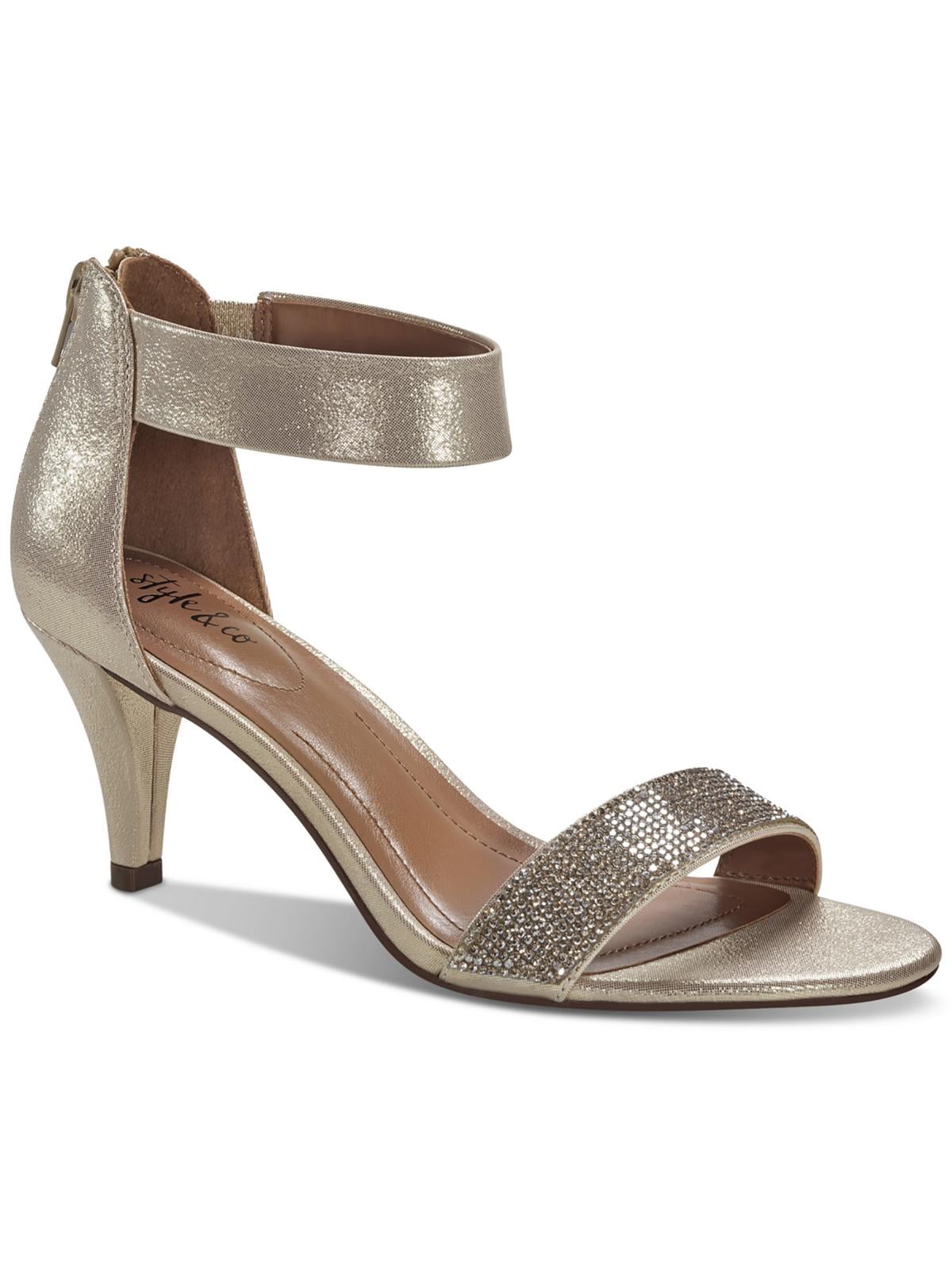 Style & Co. Womens Phillys Shimmer Embellished Evening Heels  display picture 1