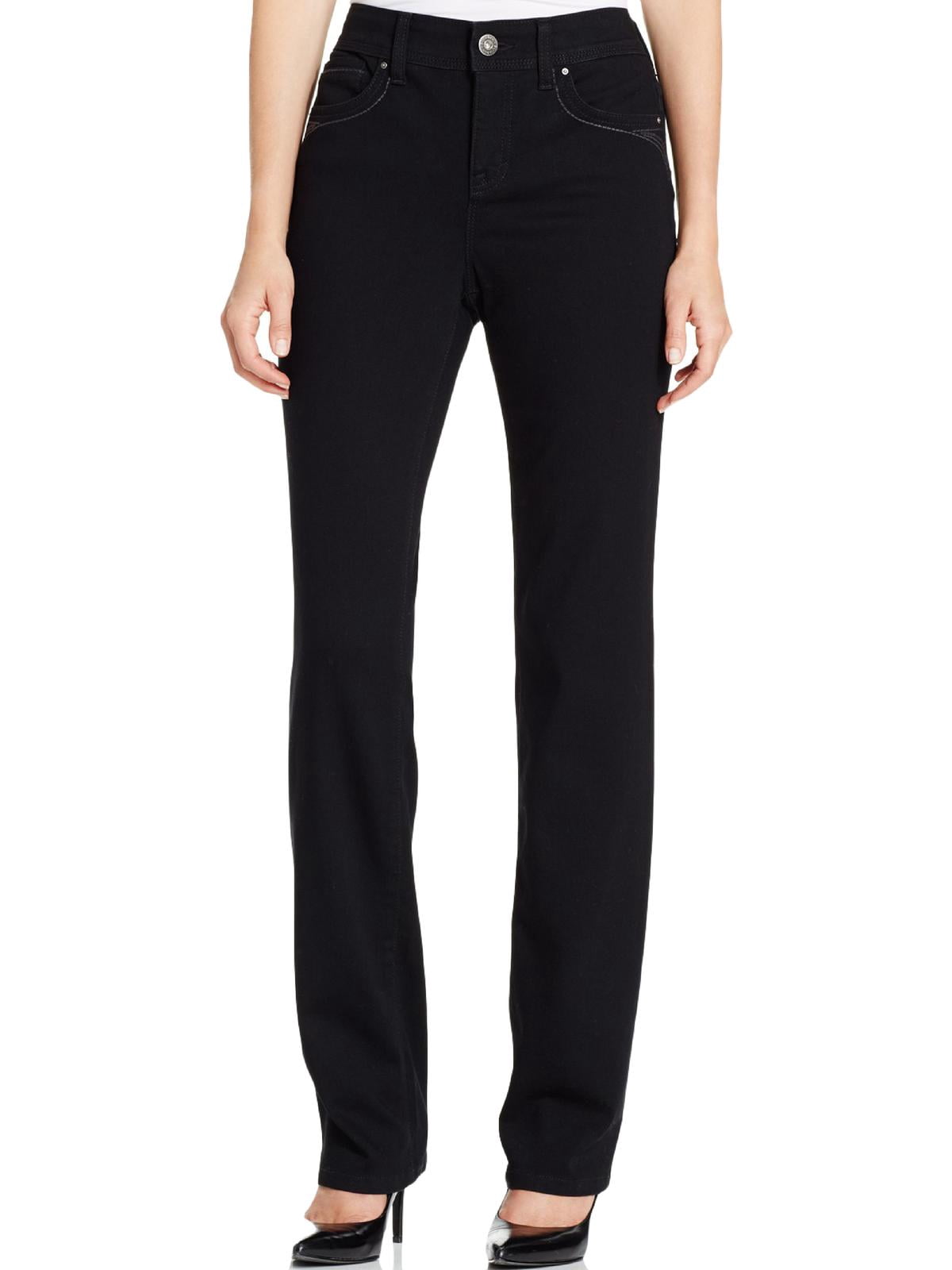 Style & Co. Womens Plus High Rise Tummy Control Straight Leg Jeans