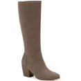 thumbnail image 1 of Style & Co. Womens Pull On Faux Suede Mid-Calf Boots, 1 of 3
