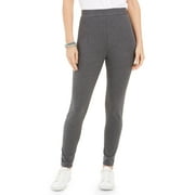 STYLE & CO. Womens Pull On Leggings Charcoal Heather XS
