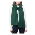 thumbnail image 1 of Style & Co. Womens Ribbed Metallic Scarf Green O/S, 1 of 1