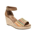 thumbnail image 1 of Style & Co. Womens Seleene Faux Suede Open Toe Wedge Sandals, 1 of 3