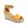 thumbnail image 1 of Style & Co. Womens Seleene Faux Suede Open Toe Wedge Sandals, 1 of 3