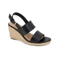 thumbnail image 1 of Style & Co. Womens Serennaa Faux Leather Slingback Wedge Sandals, 1 of 3