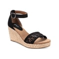 thumbnail image 1 of Style & Co. Womens Shirleyy Faux Suede Platform Wedge Sandals, 1 of 3