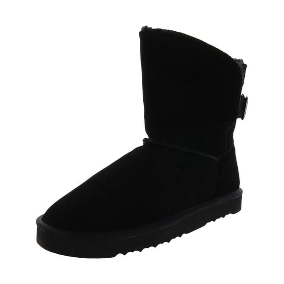 Style & Co. Womens Teenyy Suede Pull On Ankle Boots Black 11 Medium (B,M)