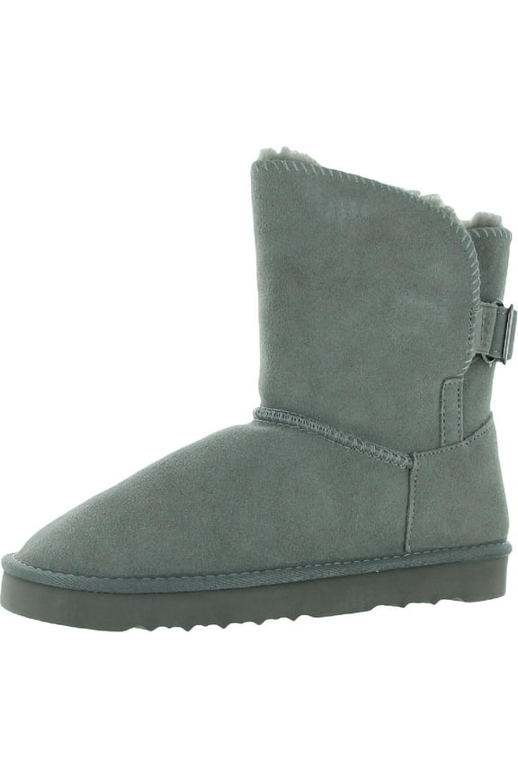 Womens Teenyy Suede Pull On Ankle Boots