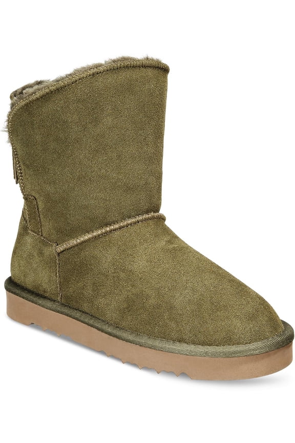 Womens Teenyy Suede Pull On Ankle Boots