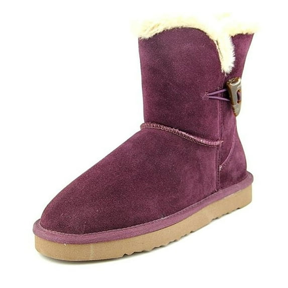 Style & Co. Womens Tiny 2 Suede Closed Toe Mid-Calf Fashion, Purple, Size 6.0