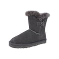 thumbnail image 1 of Style & Co. Womens Tiny 2 Suede Faux Fur Lined Winter Boots Gray 10 Medium (B,M), 1 of 2