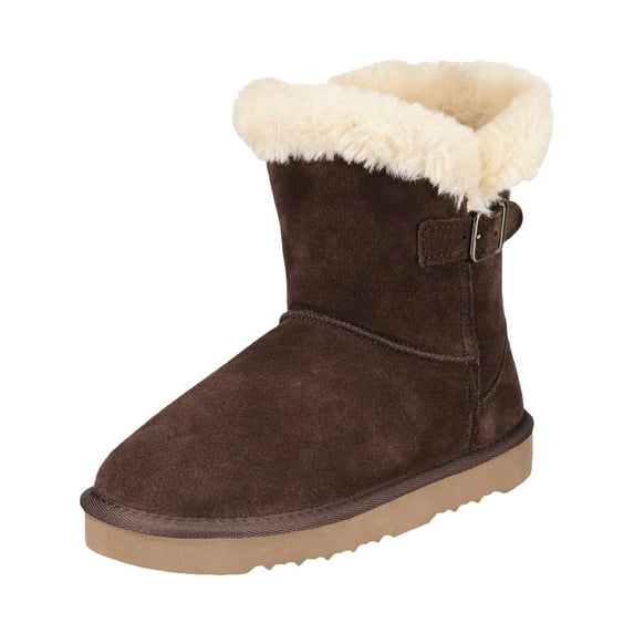 Style & Co. Womens Tiny 2 Suede Faux Fur Lined Winter Boots