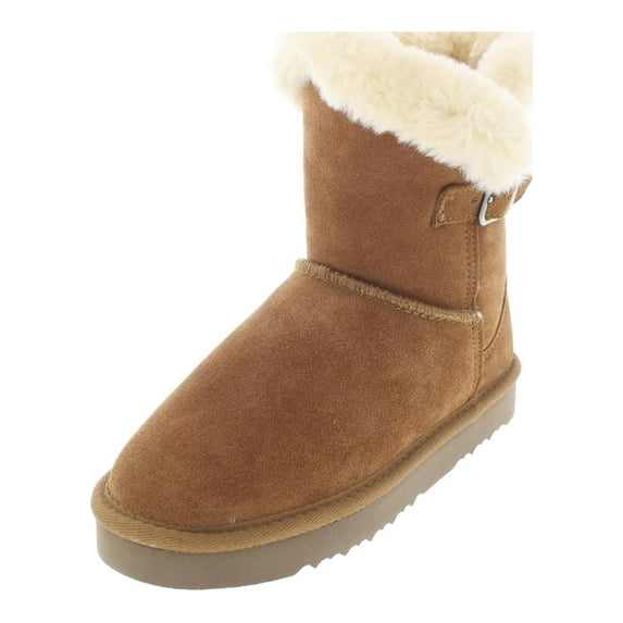 Style & Co. Womens Tiny 2 Suede Faux Fur Lined Winter Boots