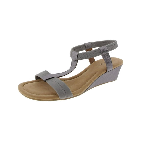 Style & Co. Womens Voyage Padded Insole Textured Wedge Sandals