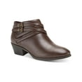 thumbnail image 1 of Style & Co. Womens WILLOW Block Heel Suede Ankle Boots, 1 of 3