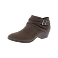 thumbnail image 1 of Style & Co. Womens WILLOW Suede Block Heel Ankle Boots, 1 of 1