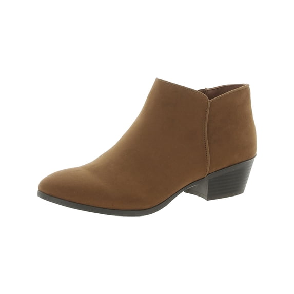 Style & Co. Womens Wileyy Faux Suede Comfort Booties