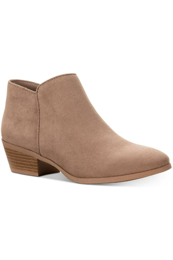 Womens Wileyy  Faux Suede Comfort Booties