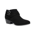 thumbnail image 1 of Style & Co. Womens Willow Microfiber Block Heel Ankle Boots, 1 of 3