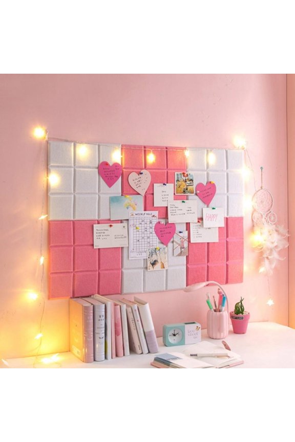 Style DIY Felt Letter Note Board Message Board Home Decor Office Planner Schedule Board Photo Display Wall Decoration