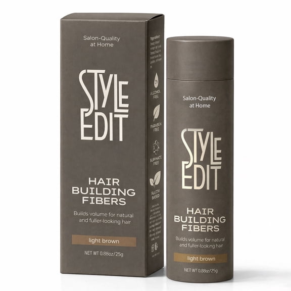 Style Edit Hair Building Fiber Light Brown