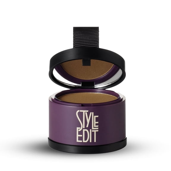Style Edit Hair Root Touch Up Powder Cover Up Concealer Light Brown 0.13 oz