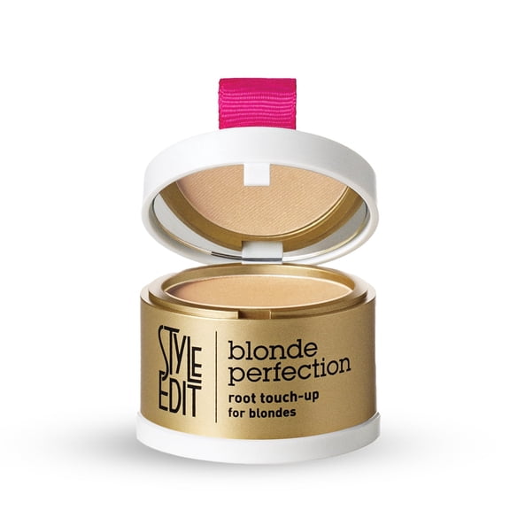 Style Edit Hair Root Touch Up Powder Cover Up Concealer Medium Blonde 0.14 oz