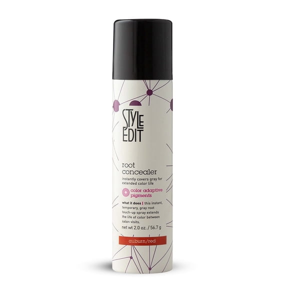 Style Edit Root Concealer Non-Permanent Touch Up Spray for Auburn Hair 2 oz.