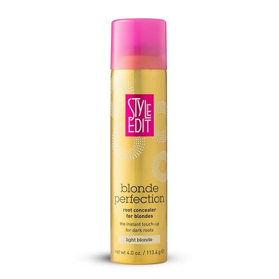 Style Edit Root Touch Up Spray | Temporary Hair Color for Gray Roots and Thinning Hair | Salon-Quality, Transfer-Resistant Hair Concealer | Light Blonde, 4 oz