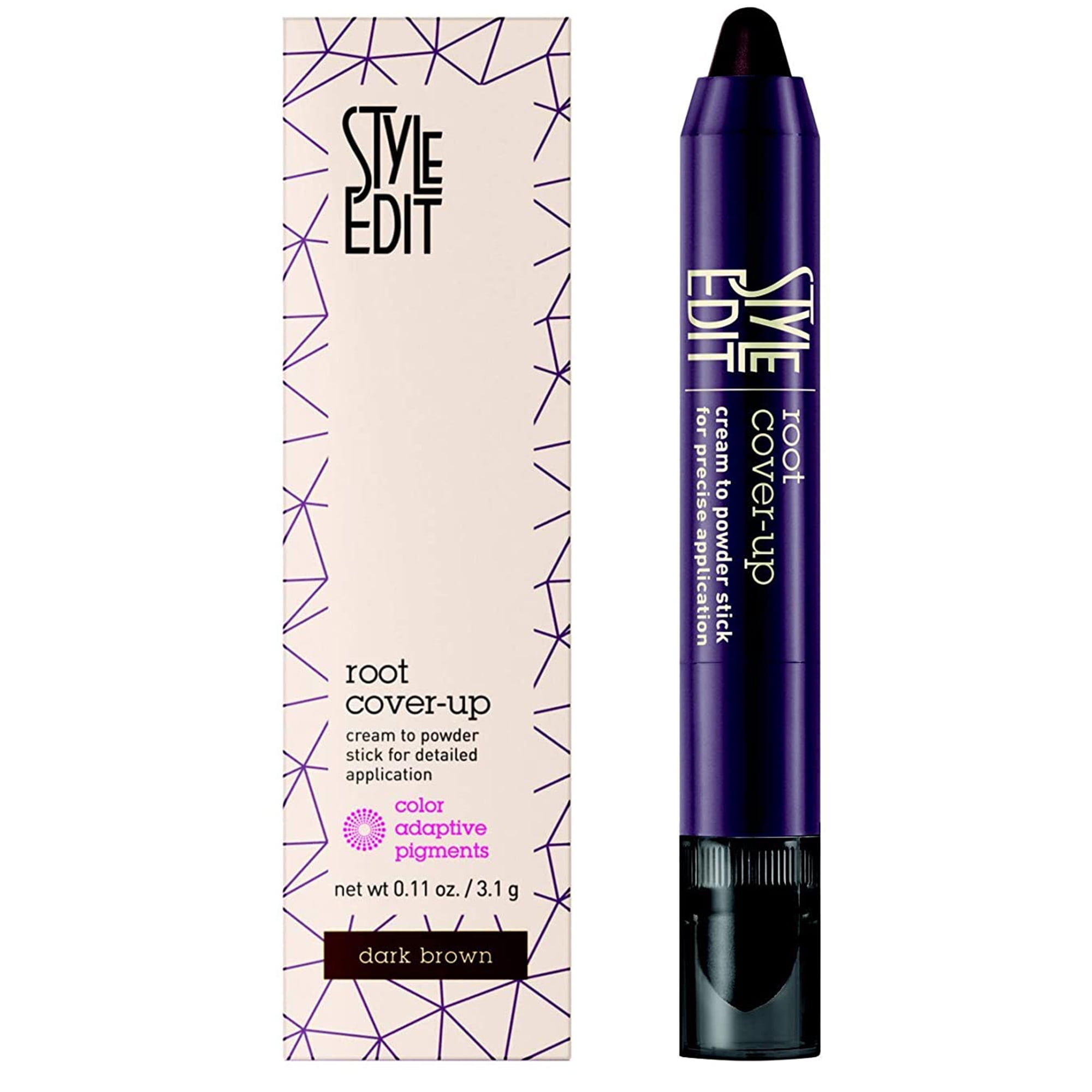 Style Edit Root Cover Up Stick Instant Root Concealer Dark Brown 0.11