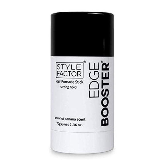 Style Factor Edge Booster Hair Pomade Stick Strong Hold, 2.36oz (Coconut Banana)