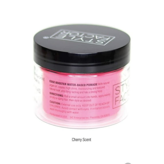 Style Factor Edge Booster Strong Hold Water-Based Pomade 3.38Oz