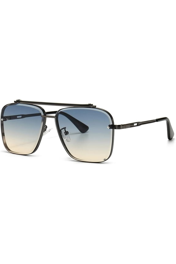 Style Gradient Sunglasses Cool Men Vintage Sun Glasses Oculos De Sol