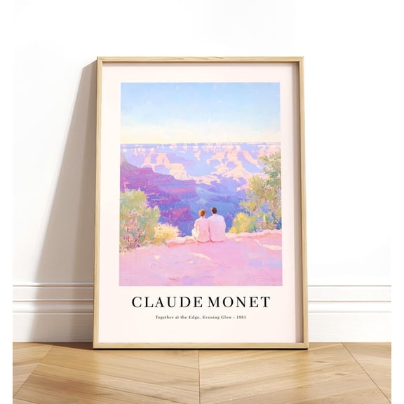 Style Grand Canyon French Pastel Wall Decor Unframed Paper Print