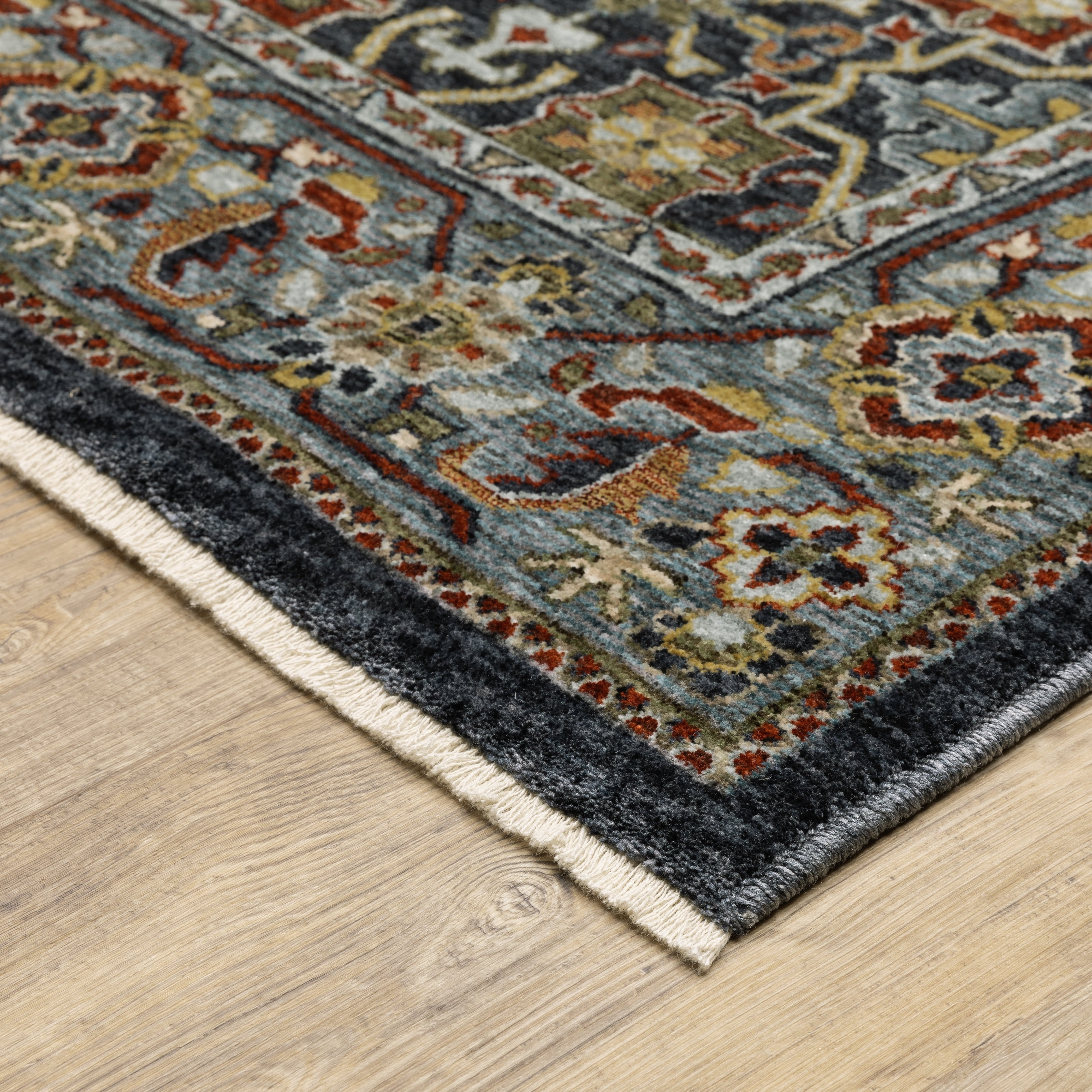 Style Haven Amelie Persian Panel Blue/ Multi Indoor Area Rug 2' 3