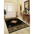 thumbnail image 1 of Style Haven Black/ Green Rug (5'3 x 7'6) - 5'3" x 7'6", 1 of 3