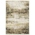 thumbnail image 1 of Style Haven  Boulevard Power-Loom Recycled P.E.T. Abstract Gold/ Black Rug- 6' 7" x 9' 6" - Runner/Rectangle, 1 of 5