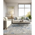 thumbnail image 1 of Style Haven Emery Contemporary Abstract Grey/ Blue Indoor Area Rug 3'3" x 5', 1 of 5