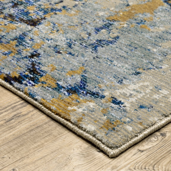 Style Haven Esperanza Abstract Stone Area Rug 2' 3" x 8' 8' Runner Bedroom,Entryway Runner