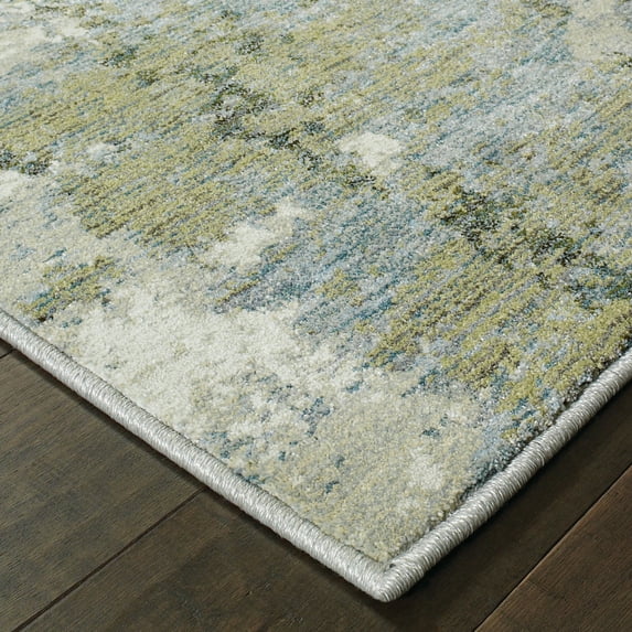 Style Haven Evangeline Calina Haze Area Rug 6'7" x 9'6" 6' x 9' Indoor Living Room,Bedroom,Dining Room Rectangle