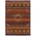 thumbnail image 1 of Style Haven  Genevieve Tribal Red/ Beige Area Rug 7'10" x 11' 8' x 10' Indoor Living Room, Bedroom, Dining Room, 1 of 3