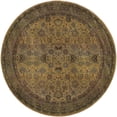 thumbnail image 1 of Style Haven  Genevieve Vintage Floral Traditions Area Rug Cream/Green 6' Round 6' Round Indoor Living Room, Bedroom, Dining Room Green Round, 1 of 5