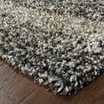 thumbnail image 1 of Style Haven  Harrison Shadow Waves Shag Rug 3'10" x 5'5" Polypropylene 4' x 6' Shag,Indoor Living Room,Bedroom Navy Rectangle Modern &, 1 of 5