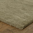 thumbnail image 1 of Style Haven  Heathered Solid Hand-crafted Plush Wool Area Rug Taupe 2'6" x 8' Runner 8' Runner Indoor,Runner,Handmade,Shag Living, 1 of 5