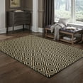 thumbnail image 1 of Style Haven  Marianna Geometric Diamond Indoor Outdoor Rug 3'7" x 5'6" 4' x 6' Outdoor, Indoor Living Room, Bedroom, Patio Rectangle, 1 of 5