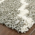thumbnail image 1 of Style Haven  Menlo Quatrafoil Shag Rug Grey/Cream 5'3" x 7'6" Polypropylene,Synthetic Geometric,Trellis 5' x 8' Indoor,Shag Living Room,Bedroom,Dining, 1 of 5