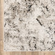 Style Haven Nelson Distressed Abstract Ivory/ Grey Indoor Area Rug 2 3" x 7 6" - Runner