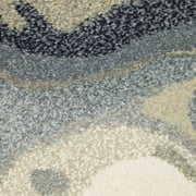 Style Haven Salinas Industrial Abstract Blue/ Sage Indoor Area Rug 9 10" x 12 10"