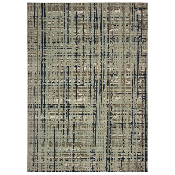 Style Haven Wool Blend Area Rug 6'7" x 9'6" 6' x 9' Indoor Living Room, Bedroom, Dining Room