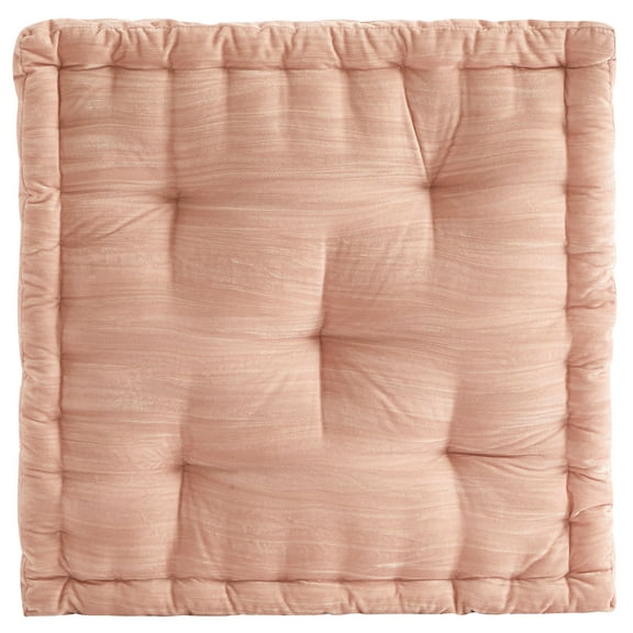 Home Decor Collection Style House Blush Decorative Floor Pillow for Adults, 20" x 20"